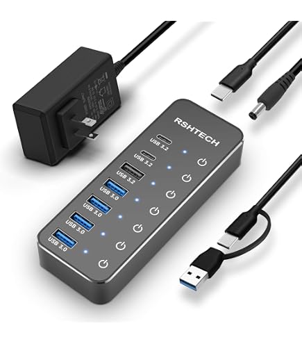 Dell Pro 7-in-1 USB-C Travel Hub - DA326, Black, with HDMI 2.1